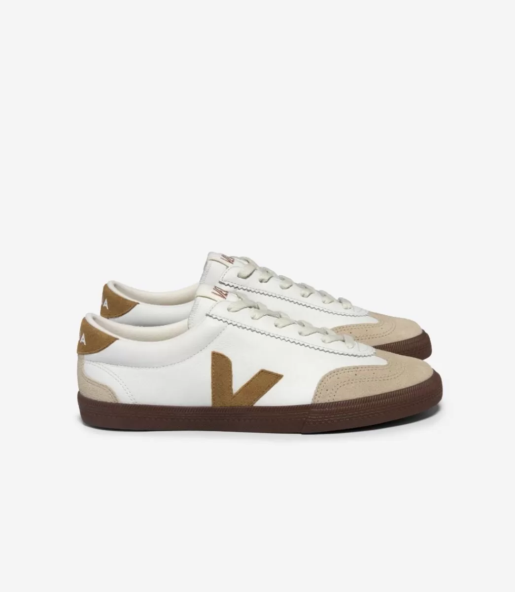 VOLLEY LEATHER WHITE TENT BARK>VEJA Shop