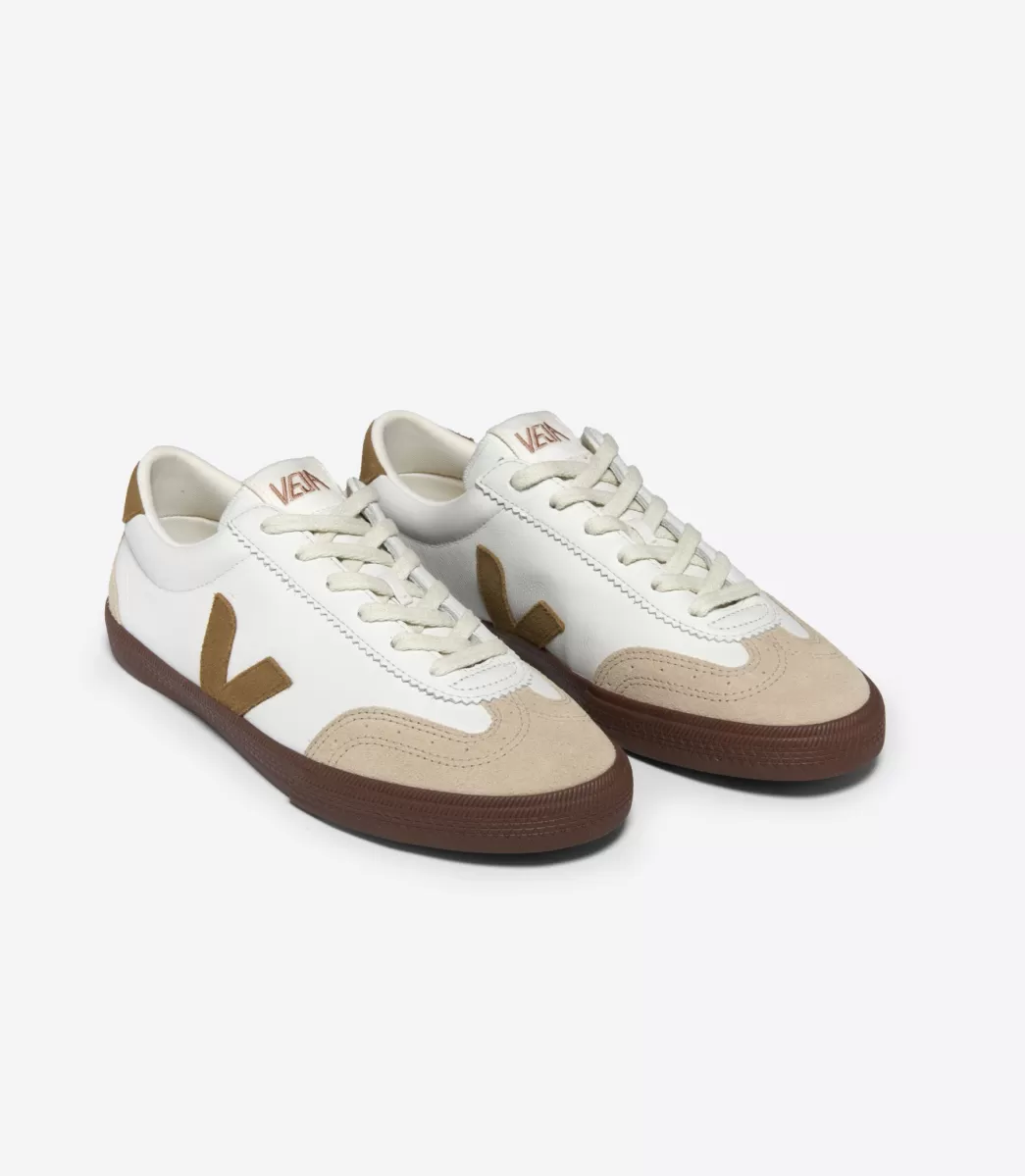 VOLLEY LEATHER WHITE TENT BARK>VEJA Shop